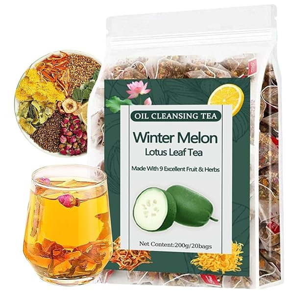 WINTER MELON LOTUS LEAF TEA, OIL CLEANSING TEA...