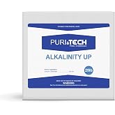 Puri Tech Pool Chemicals Total Alkalinity Increaser Plus &ndash; Increases Alkalinity Levels, Helps Prevent Cloudy Water &amp; Scaling and Fast Acting &ndash; 25 lb