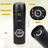 Dallfoll Electric Salt Pepper Grinder USB Rechargeable with LED Light view 4