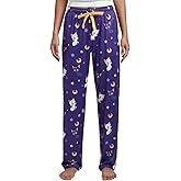 Sailor Moon Artemis & Luna All-Over Print Women's Purple Quick Turn Sleep Pajama Pants