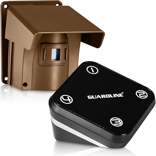 Guardline 500 Foot Range Wireless Driveway Alarm [1 Motion