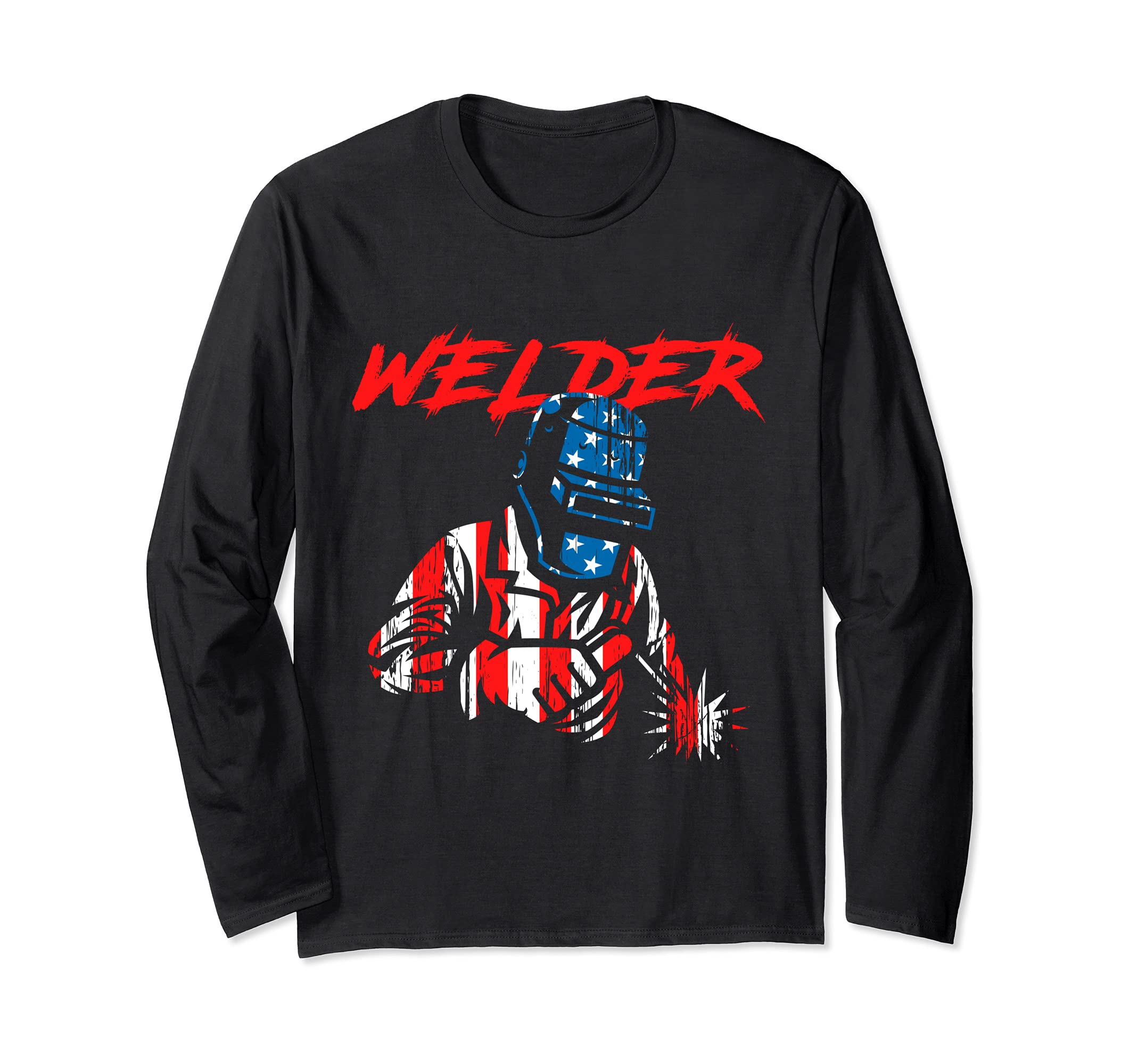 Welder Engineer Engineering Welding Fabrication Long Sleeve T-Shirt