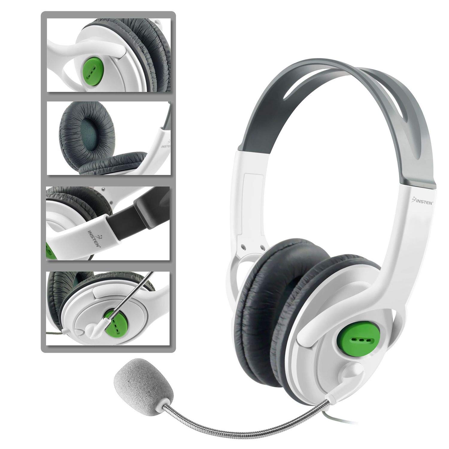 Insten Gaming Headset Headphone with Mic Compatible with