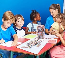 Madisi Crayons Bulk Pack, Regular Size, 3