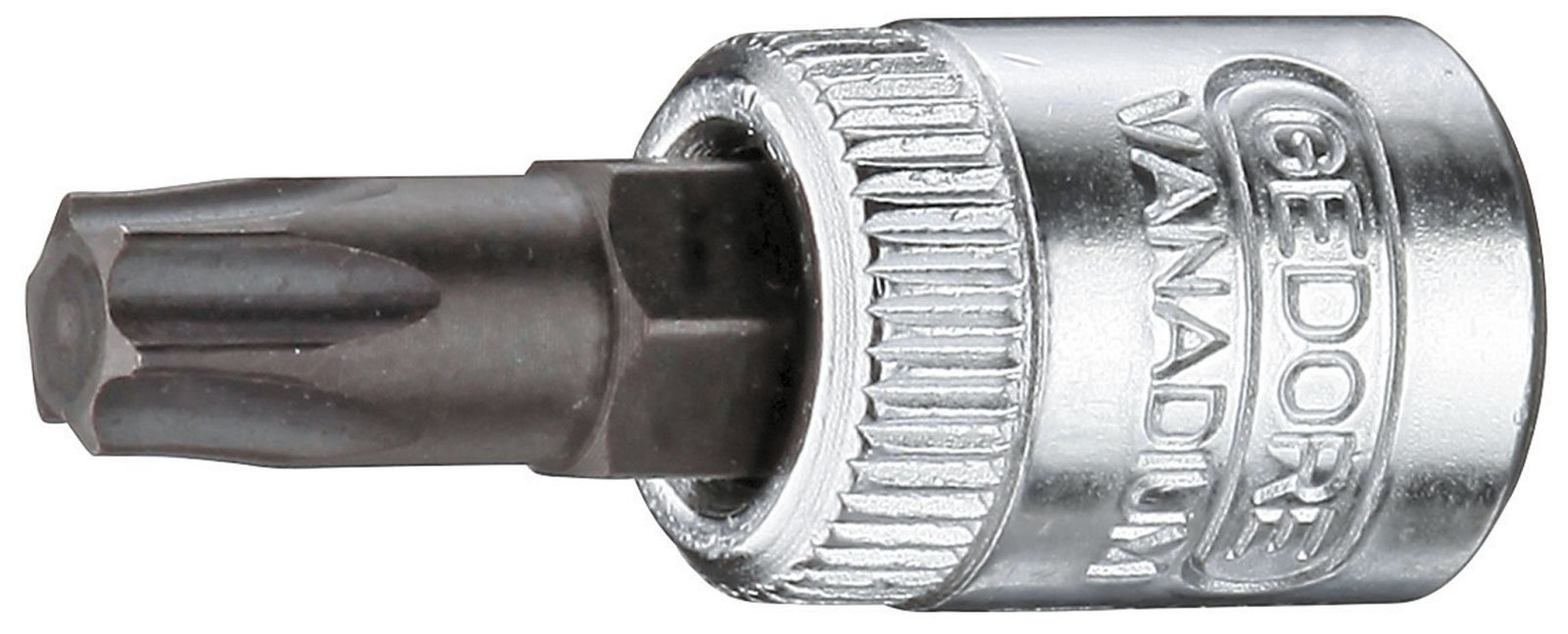 GEDORE Screwdriver bit socket Torx, T27, AF 4.99 mm, 1/4" 6.3 mm, Screwdriver bit socket, Tool, ITX 20 T27