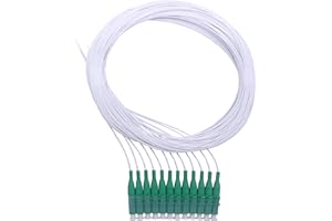 Elfcam® - 12 Fibre Pigtail Single Mode LCA 9/125um OS2, White