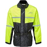 JDC Motorcycle Waterproof Rain Over Jacket Hi-Vis - SHIELD
