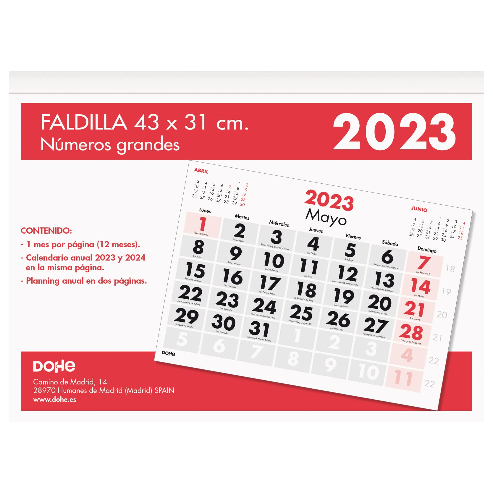 Dohe – Calendar 43 x 31 cm