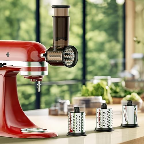 Meat Grinder Stainless Steel Slicer Shredder Attachment for