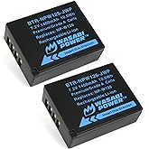 Wasabi Power NP-W126, NP-W126S Battery (2-Pack) for Fuji X-T100, X-T200, X100F, X100V, X-S10, X-A3, X-A5, X-A10, X-E2S, X-E3, X-E4, X-H1, X-M1, X-Pro2, X-Pro3, X-T1, X-T2, X-T3, X-T10, X-T20, X-T30