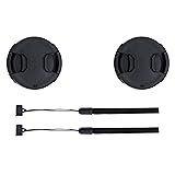 2-Pack 40.5mm Front Lens Cap Cover with Deluxe Cap