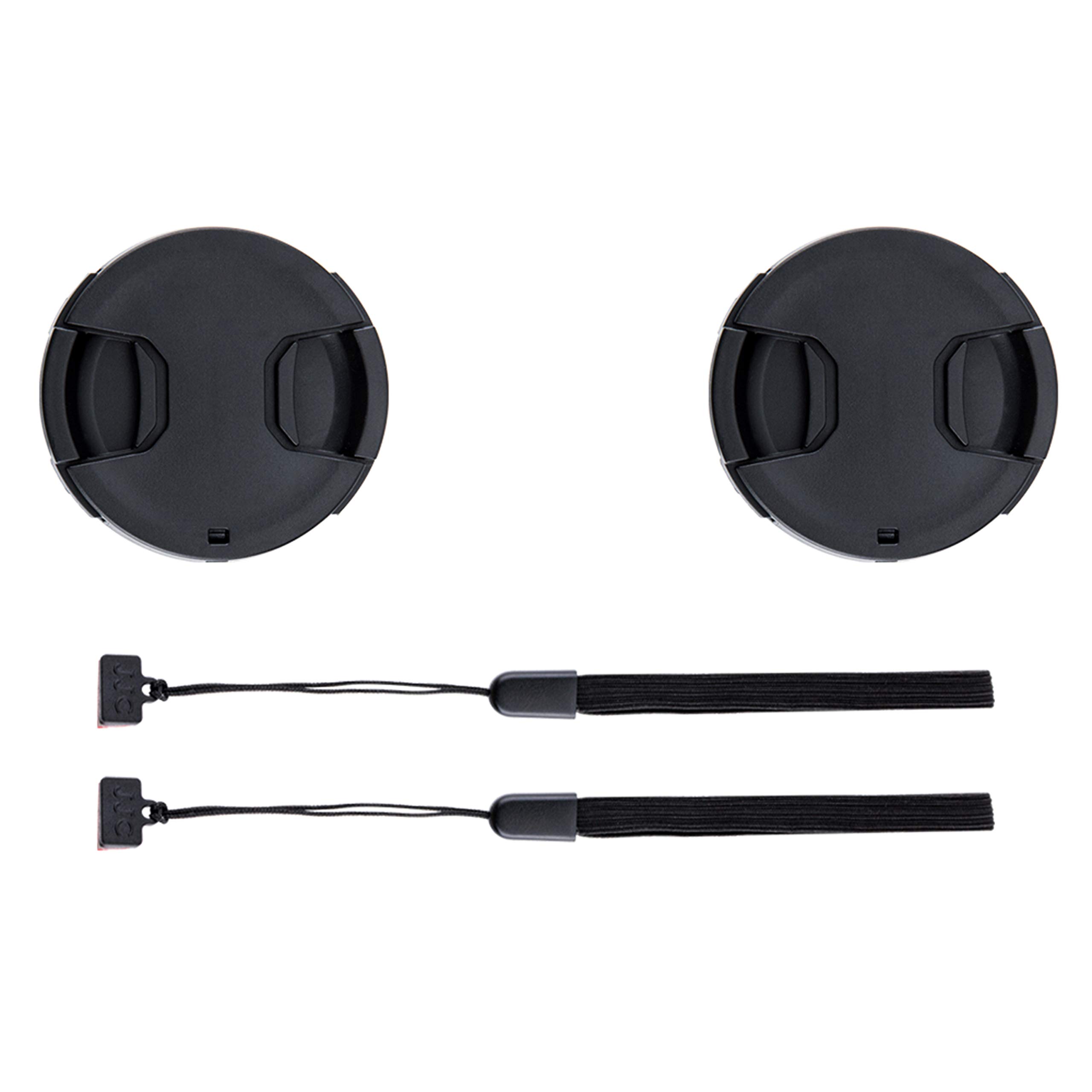 2-Pack 40.5mm Front Lens Cap Cover with Deluxe Cap