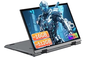AocBook AozPad 11" 2-in-1 Touchscreen Laptop, Win 11 Pro, 360° Flip Design, N95 Processor Up to 3.4GHz, 16GB DDR5 Memory, 512