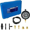 ATPEAM Fuel Pressure Gauge Vacuum Pump Tester Kit | Fuel Pump Pressure & Vacuum, Carburetor Intake Manifold, & Vacuum Test |