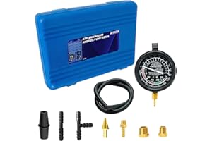 ATPEAM Vacuum and Fuel Pump Tester Gauge Kit, Fuel Pump Pressure Carburetor Intake Manifold Vacuum Test