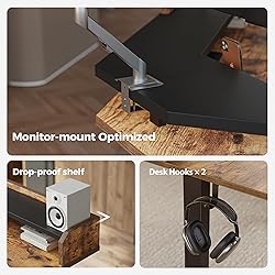 Agilestic L Shaped Standing Desk, Adjustable Height
