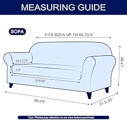 subrtex Sofa 1-Piece Stretch Slipcover Soft Couch