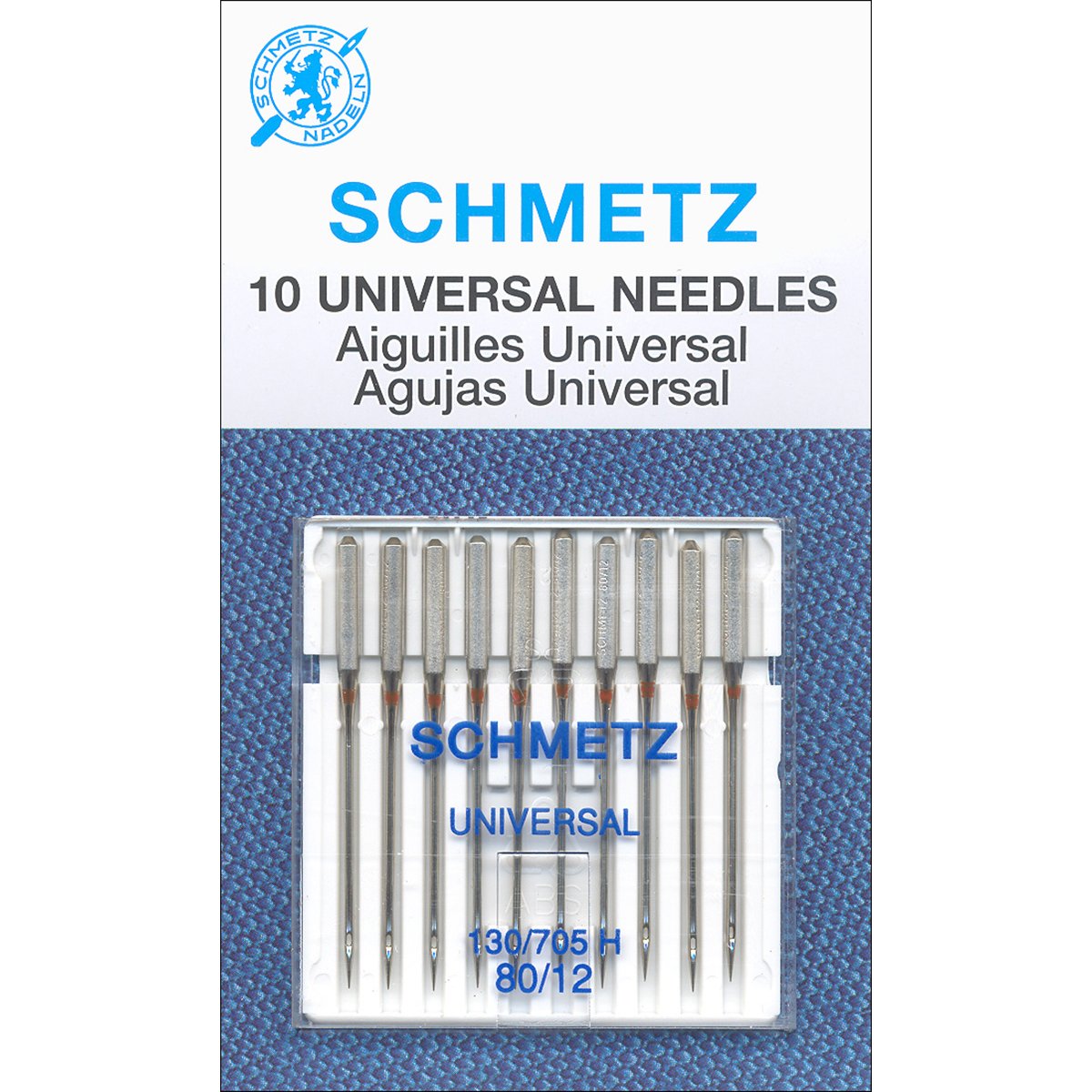 Euro-Notions Universal Machine Needles-Size 80/12 10/Pkg, Other, Multicoloured, 11.52 x 7.71 x 2.33 cm