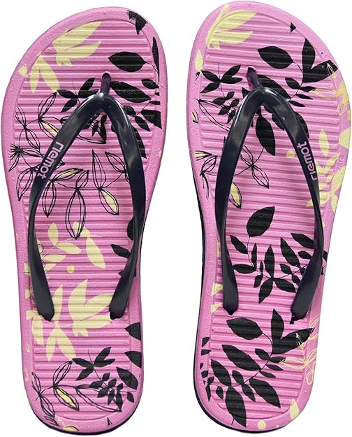 Amazon.com | riemot Womens Casual Beach Shower Flip Flop Sandals Tree Pink 6 | Sandals
