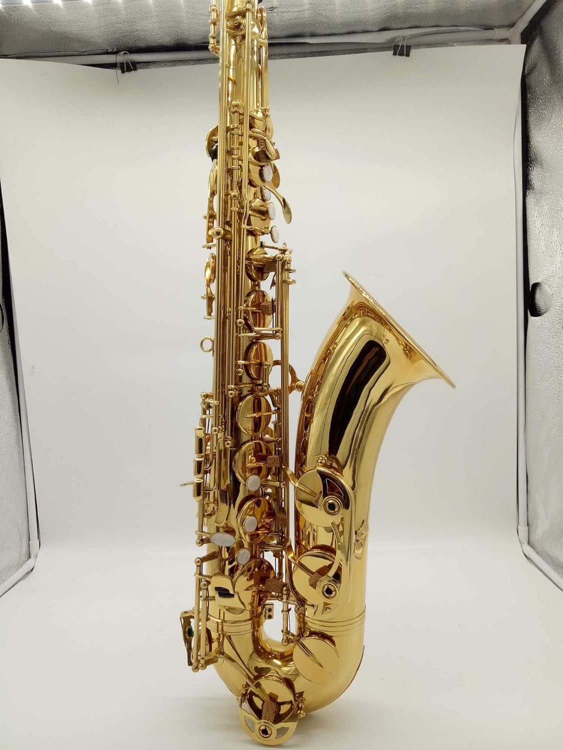 Neuf Musique Fancier Club pour saxophone ténor T992 Vernis doré