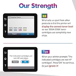 ONLYU Compatible Toner Cartridge Replacement for HP