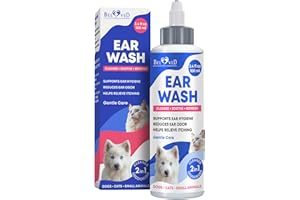 BELOVED PETS Cat & Dog Ear Cleaner Drops & Wash Solution - Yeast Otic Infection Treatment & Itchy Ear Relief for Pet - Wax Remover & Flush Remedy for Any Pets