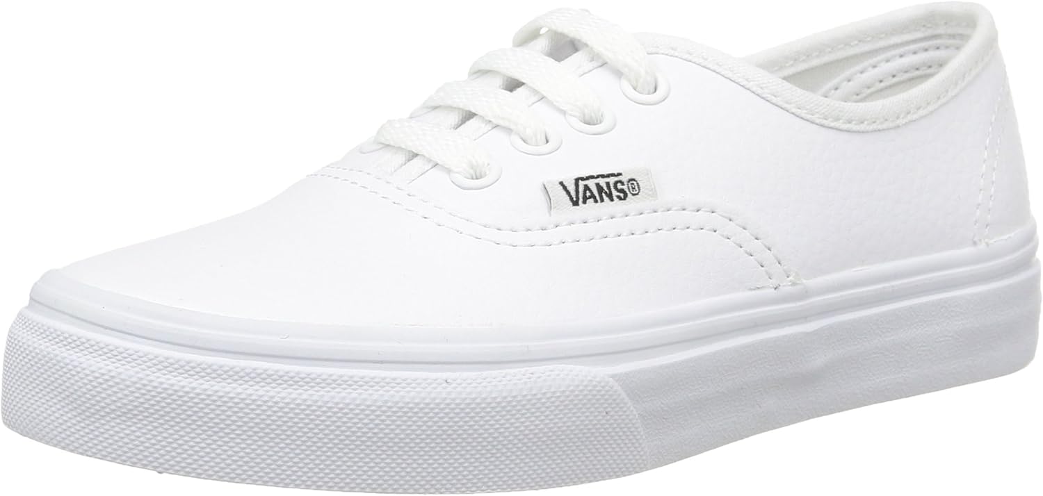 white leather vans authentic