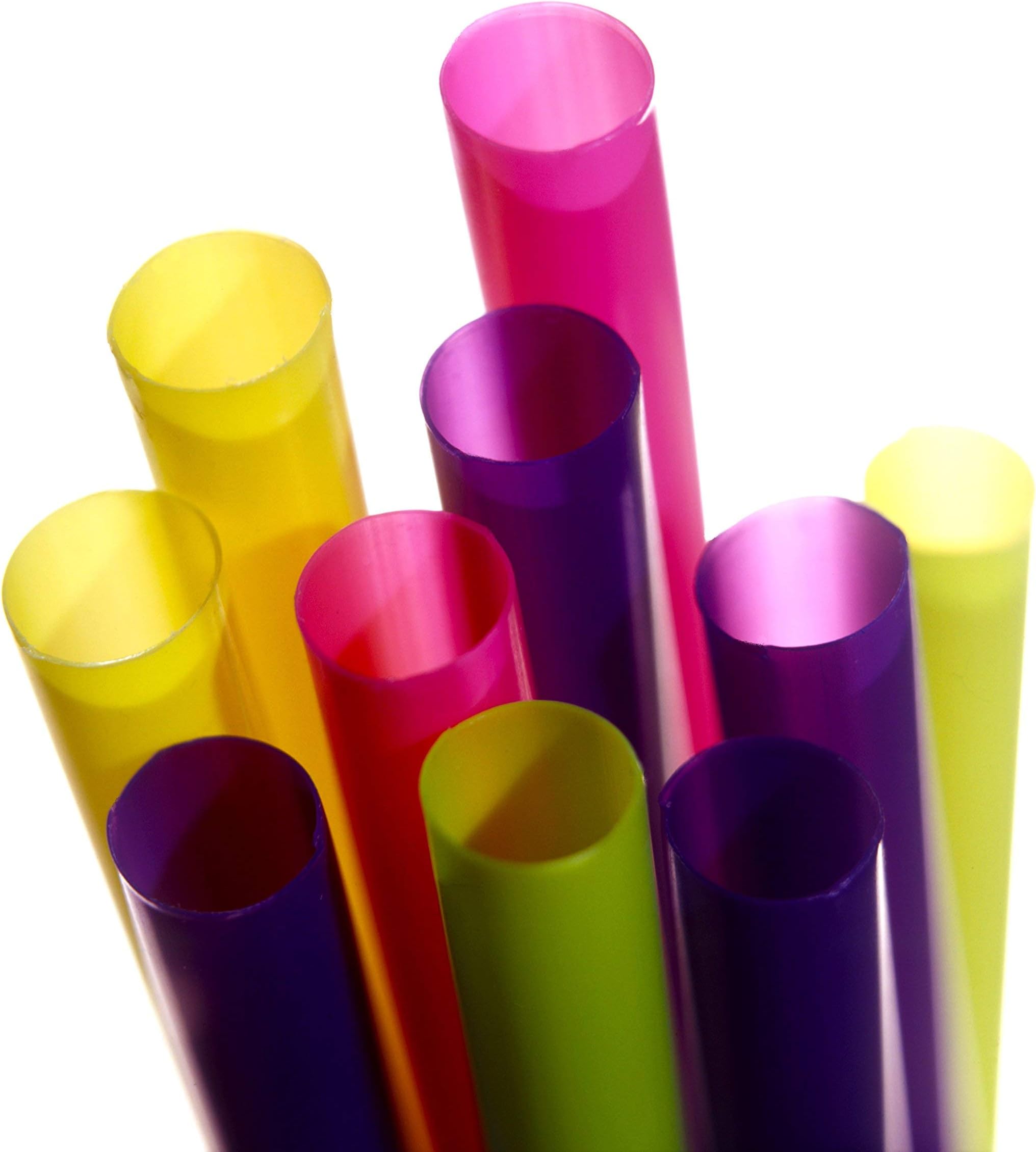 Reusable Smoothie Straws! - Super-Wide! - Sample 6-Pack, 1/2" x 9.25"