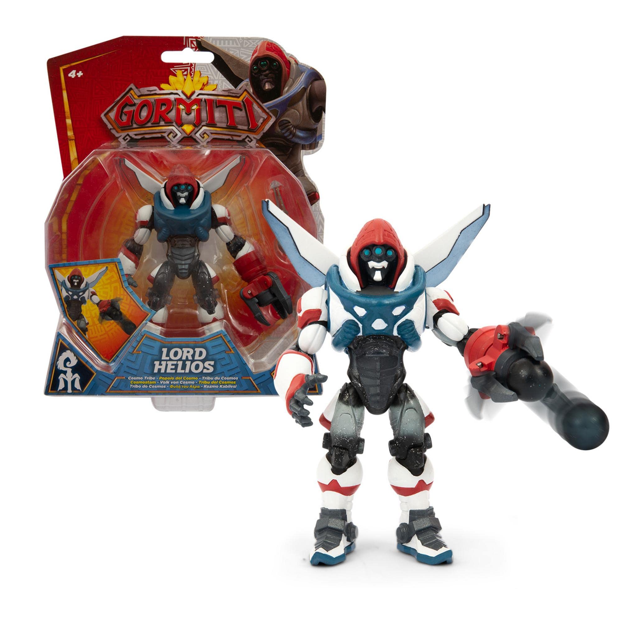 Giochi Preziosi GORMITI - Deluxe Figures 12 cm, Series 3, Alfa Lord Helios, Assortment 7, Joints E with Attack Function, from 4 Years, Valuable Games, GRA39200