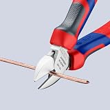 KNIPEX Diagonal Cutter 160 mm Self-Service Card Chrome Comfort Handles 70 05 view 3