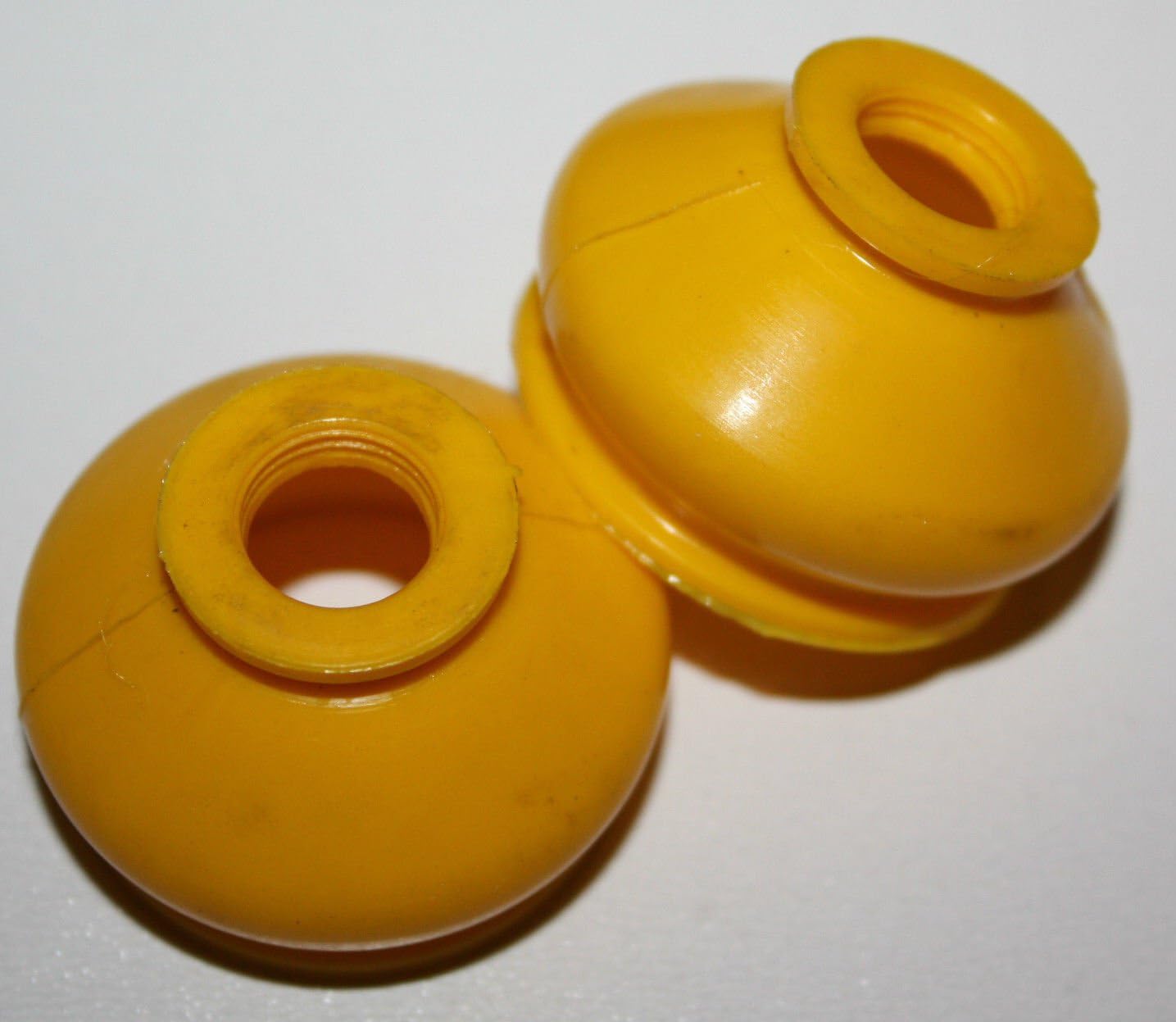 2 Pcs Shineray 150 200-350cc Quad ATV A-Arm Guided Joint Head Rubber Cuff Boot Polyurethane Yellow