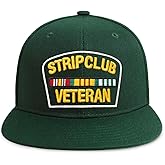 CHOK.LIDS Strip Club Veteran Flat Visor Ball Cap Baseball Cap Snapback Closure PS101