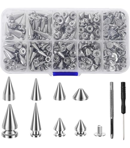 ARTSEWPLY 1 Lot De Pointes Punk En Alliage Pour Artisanat Du