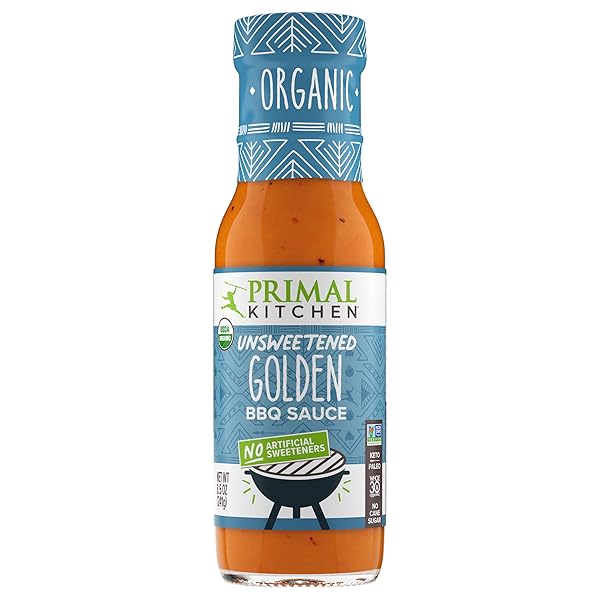 PRIMAL KITCHEN ORGANIC CAROLINA GOLD BBQ SAUCE, 8.5...