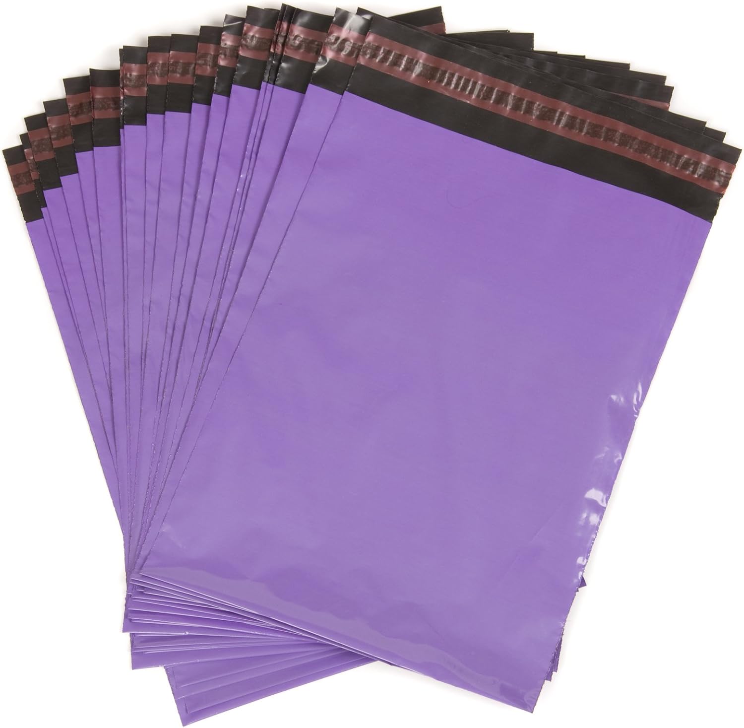 bag it Plastics Purple Mailing Bags 250mm x 335mm 10" x 14" Pack of