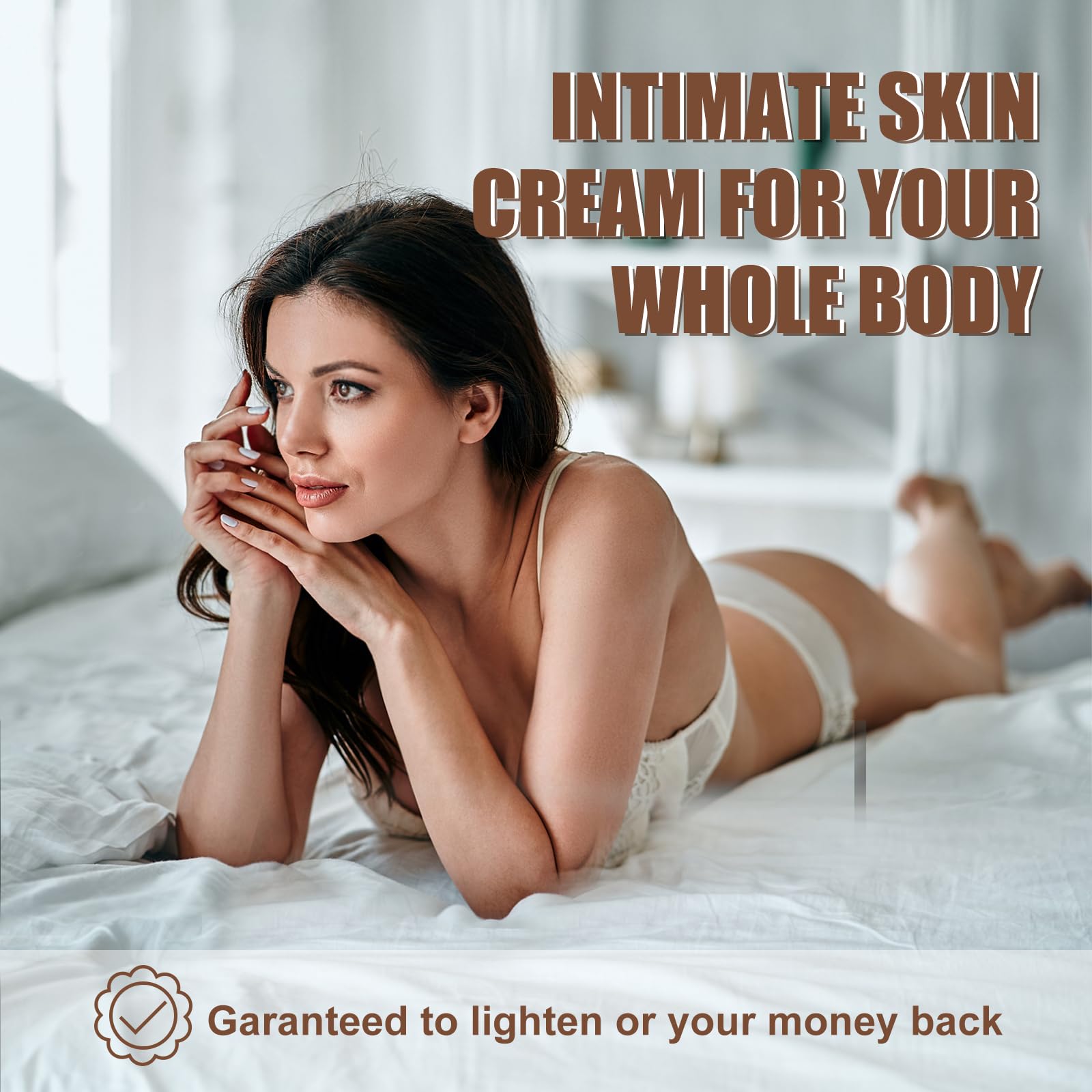 Anal Bleach Cream - intimate area, private area, underarms, knees, elbows, armpit,Butt, Bikini Area, Anus, Inner Thighs 2 Oz