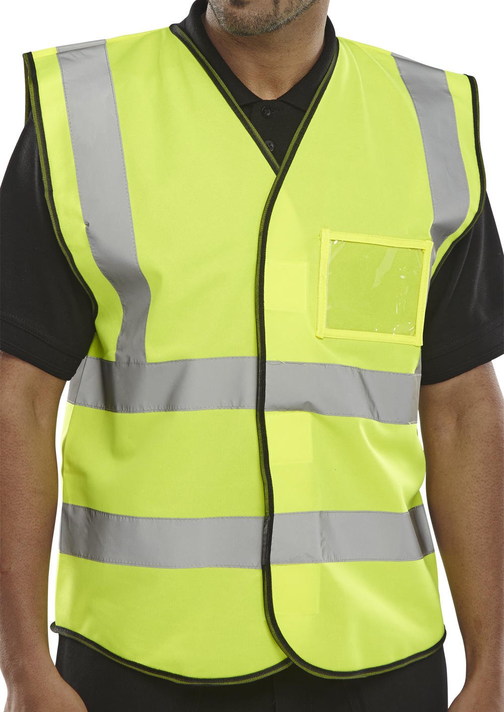 HI VIZ ID VEST EN20471 SATURN YELLOW XXXL