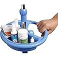 IV Pole Tray are Iv Pole Accessory for Storing Nutritional Feeding Bags Mobile Phones Small Items etc-Tray Hole Diameter 0.98 in（2.5cm）