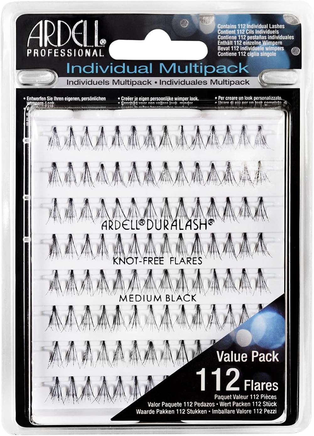 Ardell False Lashes Multipack Individual Knot Free Medium Black