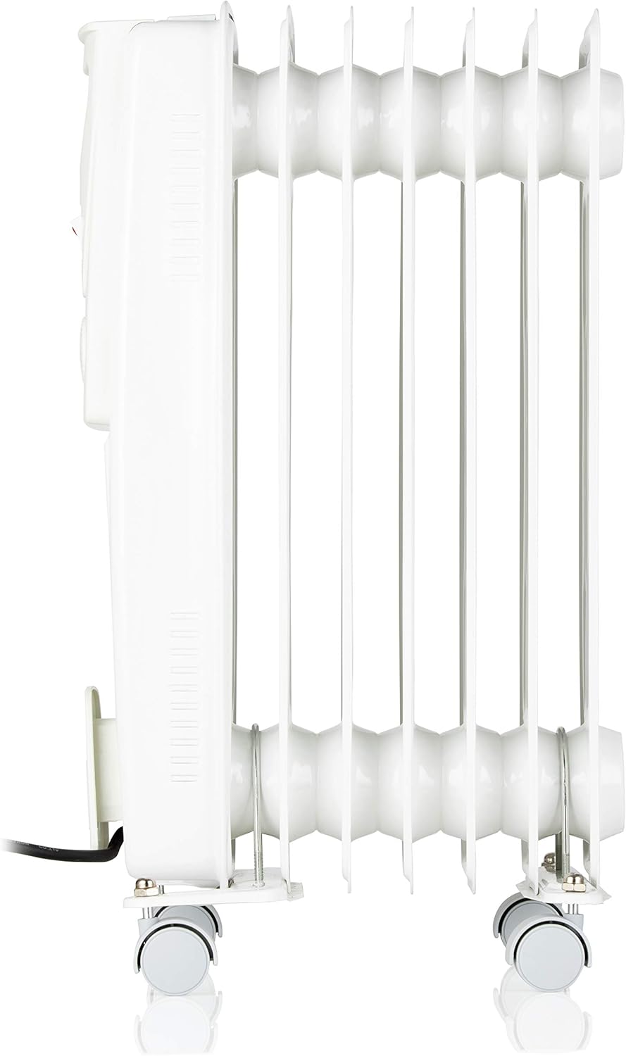 Warmlite 1500W Oil Filled Radiator with 3 power Settings and Adjustable Thermostat, White, WL43003YW, 1500 Watts - Image 3