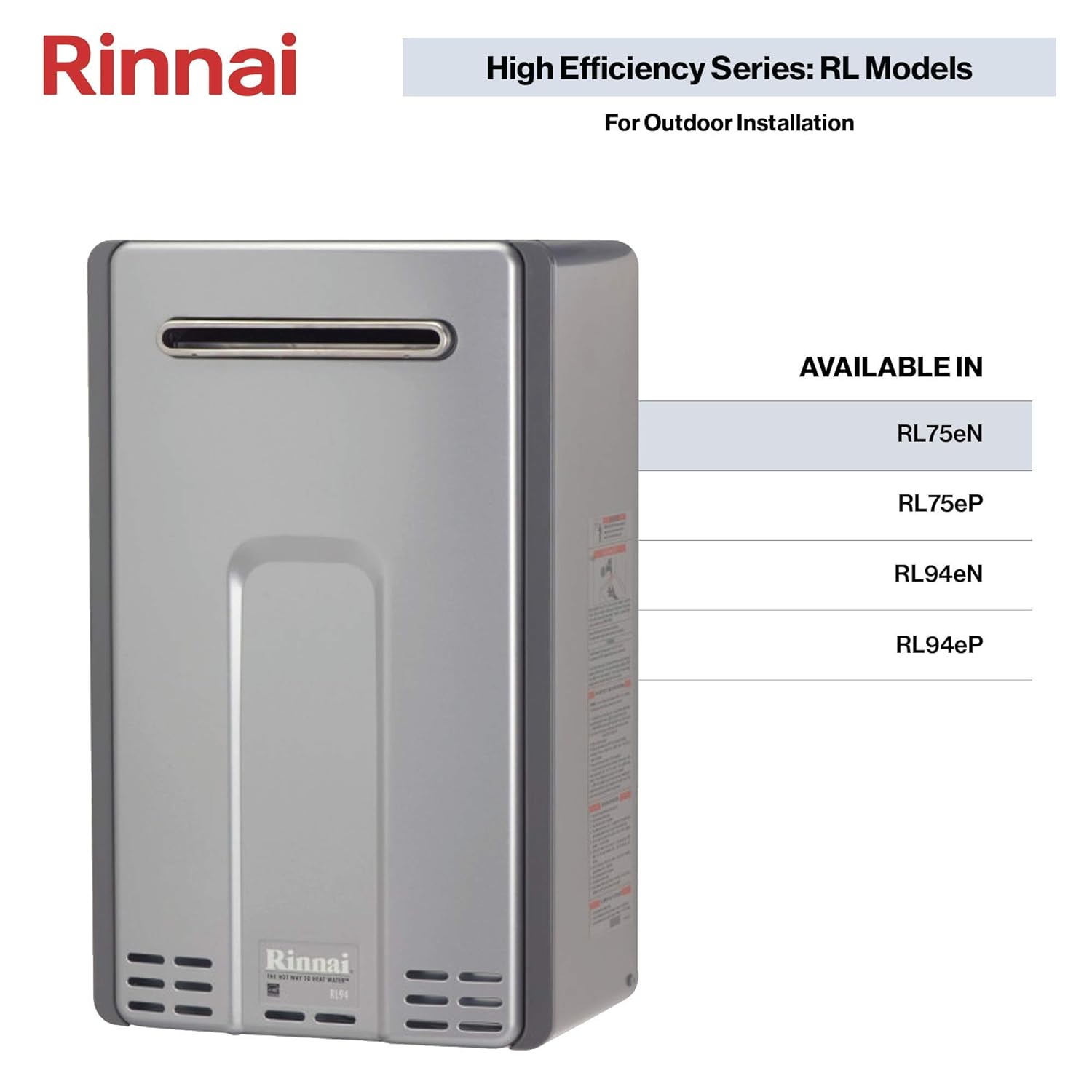 Rinnai 75 Tankless Water Heater