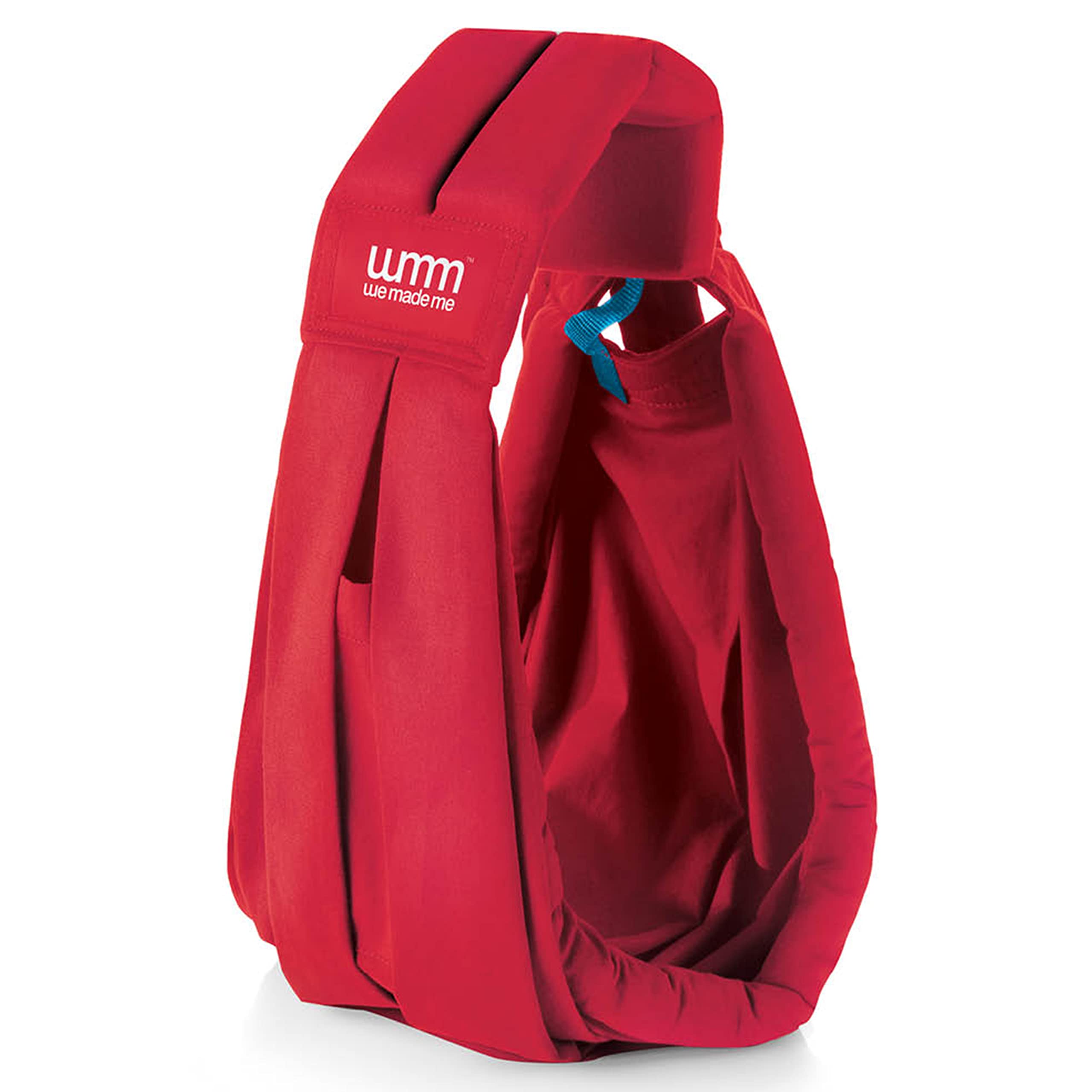 We Made Me Smile Lite Infant Sling, Multiple Carry Positions, from 3.6-15.9kg, Scarlet Red