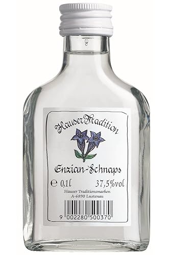 Hauser Tradition Enzian Schnaps 0 1 Liter Amazon De Bier Wein