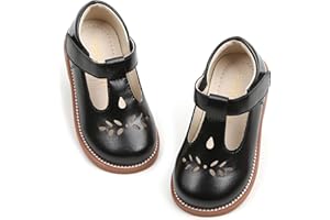 PHIRAMIN Toddler Girl Mary Jane Dress Shoes-Little Girl School Uniform Shoes for Wedding Party