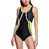 Ban Fei Women's One-Piece Athletic Swimsuits – Racing Training Sport Swimwear In Black (Medium)