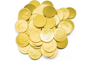 BLAIR CANDY Chocolate Large Half Dollar Coins - Come in a Sealed/Resealable Candy Bag - Perfect For Halloween Parties, Pinata, Office Bowl, Wedding Favors, or Easter Baskets (2 LB)