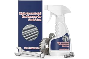 Highly Concentrated Steel Rust Remover, 2026 Upgraded Multipurpose Rust Remover Spray for Metal, Powerful Stainless Steel Rem