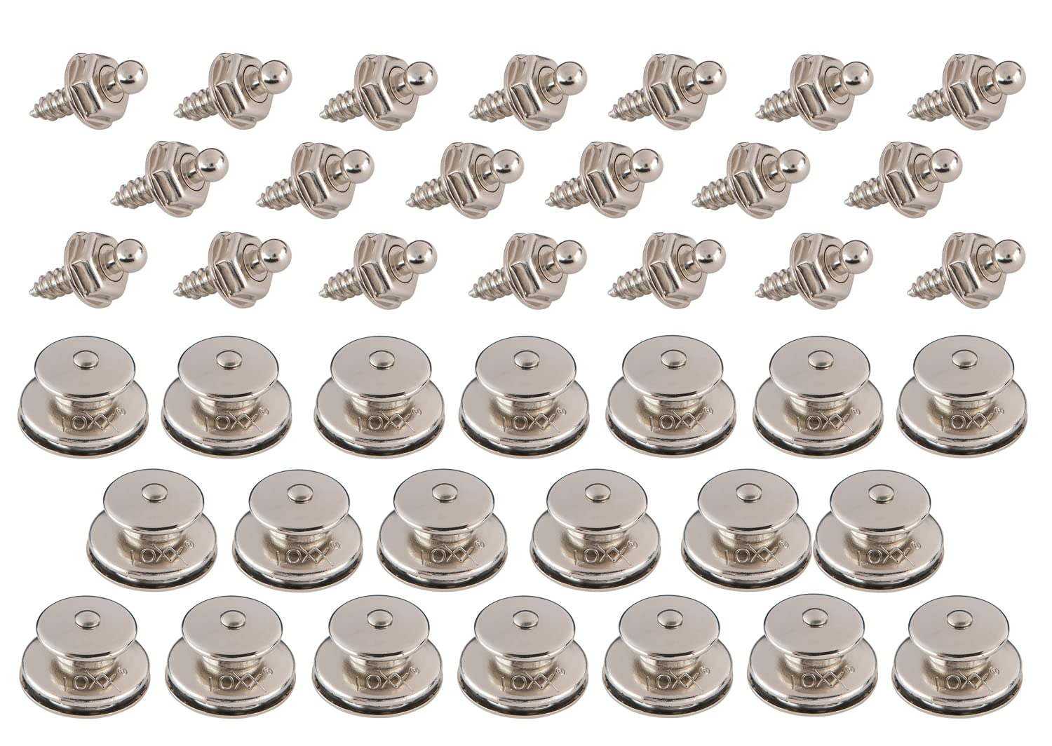 New Marine LOXX Set of 20 upper parts + self-tapping screws 4.2 x 10