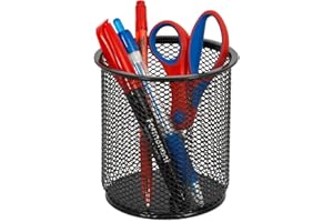 Merangue Large Mesh Pencil Cup, 3.75" 9.5cm (MIL11994-CA)