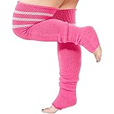 Plus Size Leg Warmers for Women, Long Knit Leg Warmers Over Knee Thigh High Sock